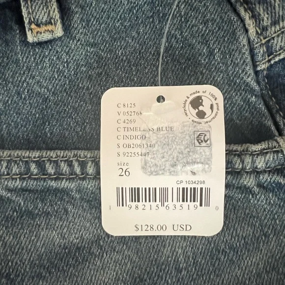 Free People Barrel Denim Shorts - Picture 2 of 4